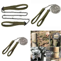 Hand Tools Manual Braided Rope Chain Saw Portable Emergency Camp Survival Wire Cutter Outdoor Cam Hiking Drop Delivery Sports Outdoors Dhtvq