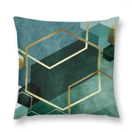 Cuscino verde acqua verde geo lancio di divano decorativo coperte di lusso cover per divano