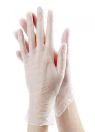 Auf Lager PVC-Handschuhe Pulver Naturfarbe 100 Stück Packung Schutzhandschuhe Vinyl-Handschuhe schnell DHL USPS3145498