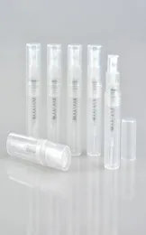 50pcslot vuoto 2 ml 3ml 4ml 5 ml mini flacone di profumo di spray in plastica piccolo perfumo di promozione Atomizer3165078