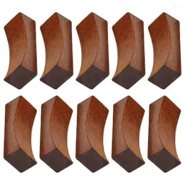 Set di stoviglie da 12 pezzi a bacchette concave a bacchette con concavo singolo per le bacchette di casa per le legno supporto pratico in stile giapponese in stile giapponese