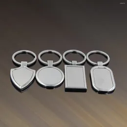 Parti Malzemeleri 100 PC/Lot 4 Tasarımlar EST Metal Boş Key Zincirleri Reklamcılık Özel Logo Anahtarları Promosyon Hediyeleri için