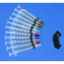 wholesale 3ml Syringes 0.25 Inch 14G-27G Mixed Size Blunt Tip Fill Dispensing Needle Total Pack of 11 LL