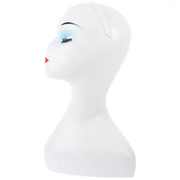 Placas decorativas Holder mannequin Head Stand Styling Toupee Hat Suporte