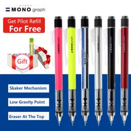 أقلام Pencils LifeMaster Tombow Mono Graph Shaker Pencil 0.5 مم من مدرسة القلم الرصاص ومكتب لوازم كتابة المكاتب DPA132