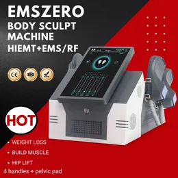 EMSZERO Slimming Machine Electromagnetic Muscle Stimulate Body Contouring Sculpting Equipment With RF Pelvic Pads Available Factory Outlet