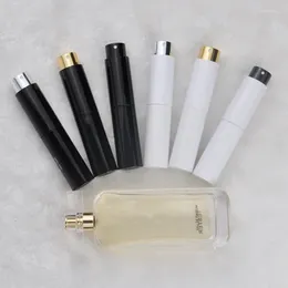 Butelki przechowywania 10pcs 5 ml perfum Atomizer Przenośny płynny pojemnik na kosmetyki mini obrotowy spray alkoholowy