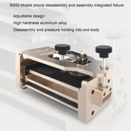 Refox RS50 2 in 1携帯電話のオープナーとiPhoneのクランプフィクスチャのSamsungフラットスクリーンバックカバー削除圧力保持ツール