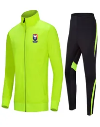 Stade Malherbe de Caen Top Running Men039s Tracksuit Jacke Freizeittraining Anzüge Outdoor Sportswear Jogging Wear Adult Tracks1060027