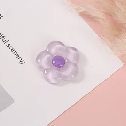 Nowy jasny kryształ kwiat kreatywny DIY Case Telefen Case Hair Hair Hair Akcesoria Kolczyki do przechowywania