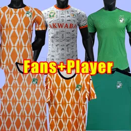 Cote d Ivoire national team Soccer Jerseys ivory coast DROGBA KESSIE ZAHA CORNET MEN Maillot de foot football man Uniforms 2023 2024 fans player version vest