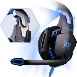 G2000 Gaming Headset Experience Immersive Audio With Noise Cancelling Mic, LED Lights & Soft Memory Earmuffs