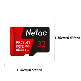 Netac Pro Micro SD SDXC P500 256GB 128GB 64GB TF CART