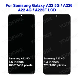 Choice For Samsung Galaxy A22 5G Display SM-A226B LCD Touch Screen Digitizer For Galaxy A22 4G LCD SM-A225F Replacement Parts