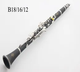 High Grade Buffet 1986 B12 B16 B18 Clarinet 17 Key CramponCie A Paris Bakelite Tube Clarinet Instruments with Case Accessories7730855