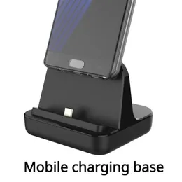 Docagem do carregador tipo C USB C 3.1 Telefone celular QC3.0 PD Charging Cradle Station Solter para smartphone Cellphone Universal