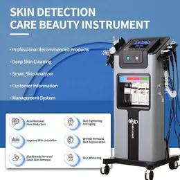 10 in 1 dermabrasion facials machine h2O2 아쿠아 껍질을 벗기고 리프트 피부 거품 모이스처 라이저 산소 Hydra 뷰티 페이셜 머신