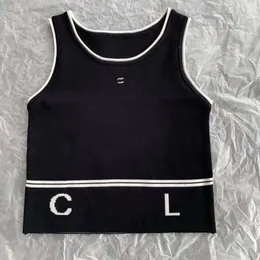 Mens T-Shirts Tasarımcı Anagram Embroided Kadın Tankları Camis Pamuk-Karıştırıcı Tank Üstleri İki C Harf Tasarımcı Etek Yoga Takım Kanalı Elbise Sütü Yelek Bayanlar 1125ess