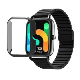 För Haylou RS4/RS4 Plus Smart Watch Case PC+Tempererat glas Skärmskydd Fullt täcker Bumper Shell Falls