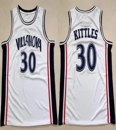 College jersey basketball 199697 Villanova Wildcats Kerry Kittles 30 Retro Basketball Jersey Men039s Stitched Custom size S52725617