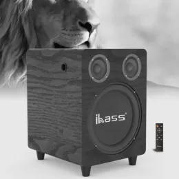 스피커 IBASS 새로운 Bluetooth 스피커 Hifi Wooden 150W HighPower Active Computer TV 거실 에코 벽 사운드 서브 우퍼 홈 시어터