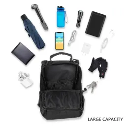 Multifuncional EDC Tactical Bag Waist Pack Molle Bolsa Bolsa Bolsa de Caça Ferramentas de Utilitário