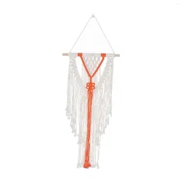 Taquestres Macrame Peda de parede pendurada tapeçaria Boho Bohemian Craft Chinese Nó para Farthouse Dorming Apartment Bursery Room Living Living