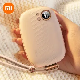 Control Xiaomi 2023 Mini Hand Warmer 10000mAh Winter Hand Warmer Pocket Travel Fast Heating USB Rechargeable Household Handy Warm