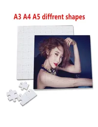 전체 승화 블랭크 하트 퍼즐 A3 A4 A4 A5 Love Shape Puzzle 전송 인쇄 소모품 아동 장난감 선물 A129098017