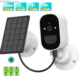 Other CCTV Cameras WiFi IP Camera Solar Panel Battery Powered Wireless Outdoor Security 1080P HD CCTV Video Surveillance PIR Human Detection iCSee Y240403