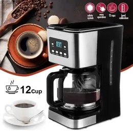 Makerzy kawy Elektryczne maszyna do kawy 220V 950 W Machine Espresso Teapot Automatyczna maszyna do kawy American Dropper kawy Y240403