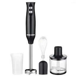 Blender 500W Handheld Immersion 500 ml Prozessor 4-in-1-Stick-Mixer-Set Edelstahl-Blättereianschläge