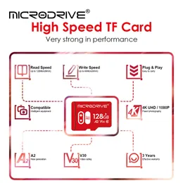 オリジナルメモリカード64GB 128GB U3 Class10ミニSDカード256GBフラッシュドライブ16GB 32GB Cartao de memoria tf Card for電話用