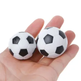 10pcs masa futbol topları yedek futbol oyunu foosballs mini reçine masa futbolu siyah beyaz toplar