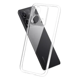 Ultra Thin Silicone Clear Case för Redmi K70 K60 K50 K50i K60E K70E Soft TPU Shell Redmi 13C 12C Note 13 13R Pro Plus Back Cover