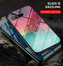 Slim Smooth Starry Sky Hempered Glass Case för Asus Rog Phone 3 ZS661KL ROG Telefon 5 2 ZS660KL ZENFONE MAX PRO M1 ZB601KL ZB633KL9726251