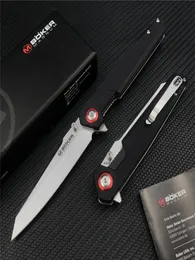 Faca dobrável de bolso de BOKER MAGNUM 440 Tanto Blade G10 Manças de caça Faca de acampamento todos os dias Carregar acessório preferido para caminhantes5763946