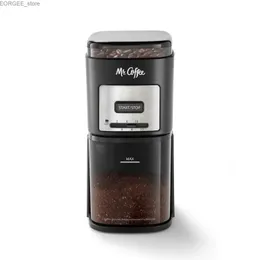 Cafeteiros Cafeteiros Café de 12 xícara Grinder de Burr Automática Retio de Precisão para todos os tipos de café em moedor de café preto .USA.NEW Y240403