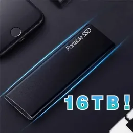 För Xiaomi Portable SSD -hårddisk 2TB 30TB 64TB 100% Original Extern SSD -hårddisk Typ C USB3.1 Hårddisk USB -flashenhet