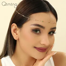 Haarclips Frauenkopfkette Schmuck Kopfstück Stirnband Boho Kopfschmuck Hochzeitsgeschenk