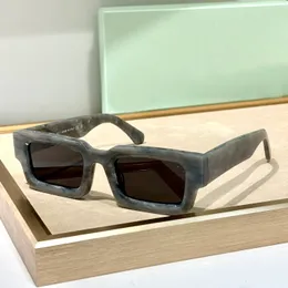 사각형 선글라스 대리석 어두운 회색 남성 여자 음영 Sunnies Lunettes de Soleil 안경 Occhiali da Sole UV400 안경