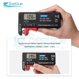 BT-168 PRO LED Digital Display Battery Tester Battery Checker kan mäta 18650 batterier 9V 3.7V 1,5V cellbatterier testare