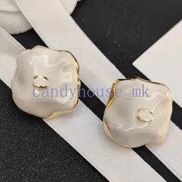 Novo estilo Luxury Gold Golddrop Crystal Designer Brincos para Mulheres Meninas Carta de Pearl Studs Copper Jóias Brincho