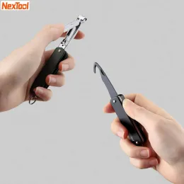 Control Youpin Nextool Multifunctional Nail Clippers Nail file with Unboxing knife Hook knife keyRing portable Mini Nail care tool