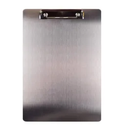 Mapp matta portapapeles de metal a4 tablero de clip de acero inoxidable mattor de almacenamiento de billetes tablero de archivos
