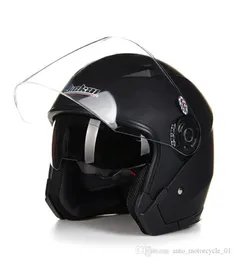 Cały motocykl Vintage Hełmy podwójny soczewki motocykl otwarty twarz capacete para motocicleta cascos para moto wyścigowy helm2304680