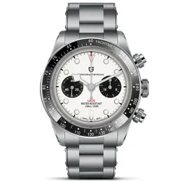 PAGANI DESIGN 2023 Mens watches Chronograph Panda Retro Sport Luxury Quartz Watch For Men Sapphire 10Bar Waterproof Wrist 240327