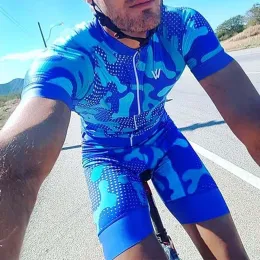 Abbigliamento Triathlon Suit Vvsports Designs a lunga distanza per le corse da corsa per nuoto/corsa/ciclismo Abbigliamento Camisa Ciclismo mascolina