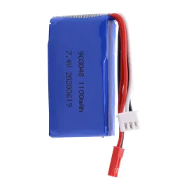 7.4V 1100MAH 903048 LIPOバッテリーJSTプラグ用WLTOYS V353 A949 A959 A969 A979 K929 RC DRONE CARS BOATS 7.4V高品質のバッテリー