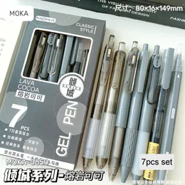 7pcs Kawaii Stifte Schnelltupper Tinte Japaner Schreibwarenstift Set ästhetische Briefpapierschule Vorschub Stift zurück zur Schule